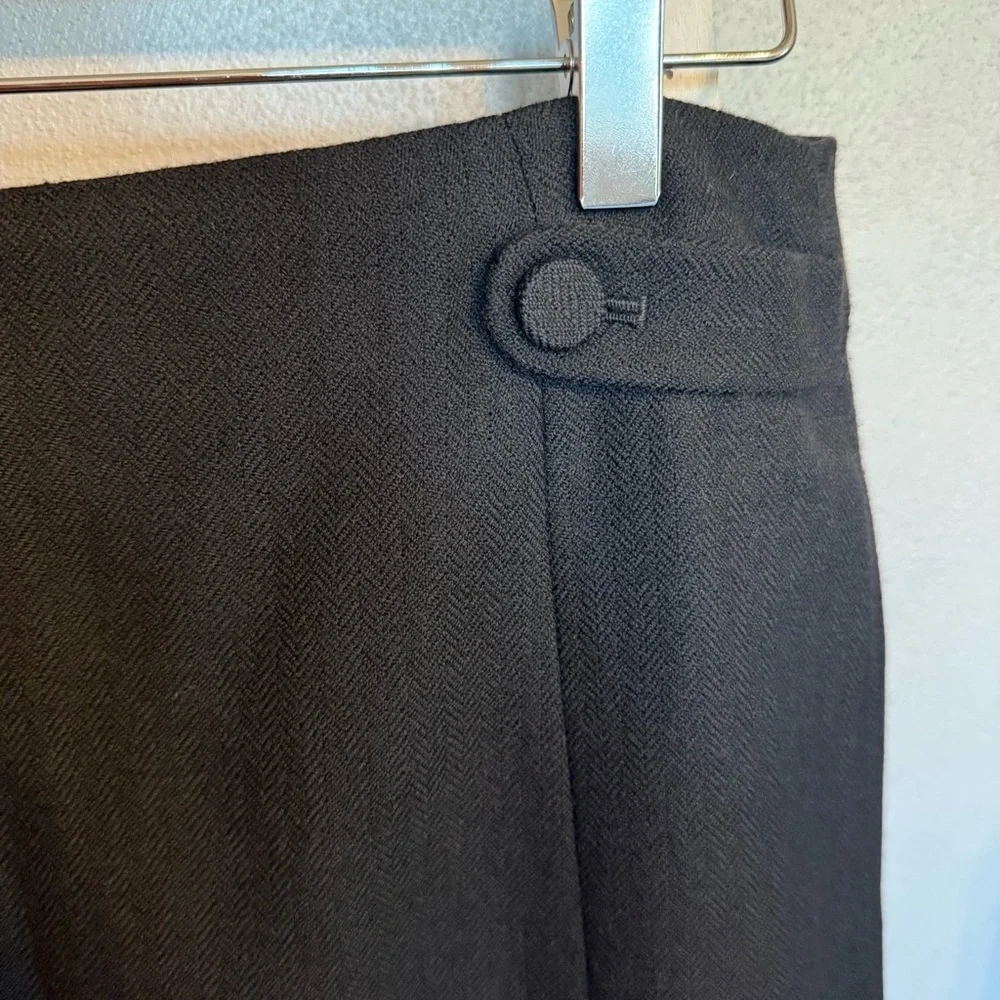 J. Crew Black Wool Pencil Skirt Women Size 8 - Picture 2 of 8